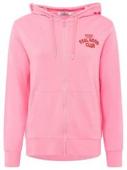 Zwillingsherz Bluza "Feel Good Club" w kolorze jasnoróżowym rozmiar: L/XL. Różowe bluzy z kapturem damskie Zwillingsherz, l, z bawełny. Za 130.99 zł.