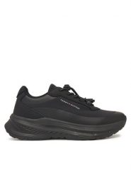 Tommy Hilfiger Sneakersy T3X9-35270-1844 M Czarny. Czarne buty sportowe chłopięce Tommy Hilfiger, bez wzorów, z materiału, bez zapięcia. Za 414.99 zł.