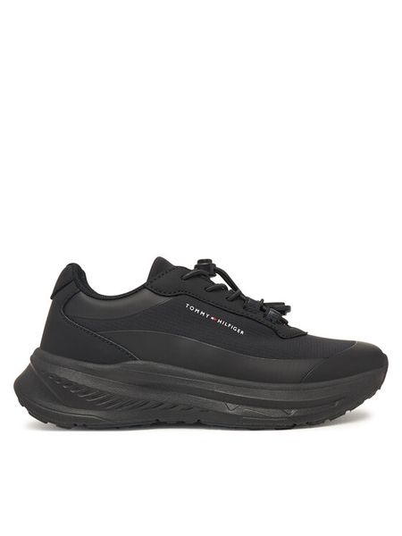 Tommy Hilfiger Sneakersy T3X9-35270-1844 M Czarny. Czarne buty sportowe chłopięce Tommy Hilfiger, z materiału, bez zapięcia. Za 414.99 zł.
