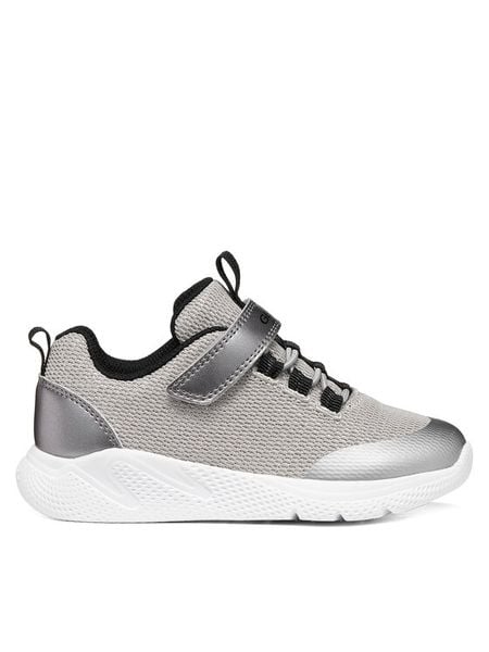 Geox Sneakersy J Sprintye Girl J66FWE 0EWNF C1363 M Srebrny. Szare buty sportowe dziewczęce Geox, bez wzorów, z materiału, bez zapięcia. Za 179.99 zł.