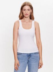 Levi's® Top Essential A5906-0001 Biały Regular Fit. Białe topy damskie s, bez wzorów, z bawełny, bez kołnierzyka. Za 79.99 zł.