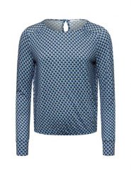 Opus koszulka z długim rękawem - Sutha Kobiety wiskoza niebieski, 44. Niebieskie t-shirty damskie Opus, bez wzorów, z wiskozy, bez kołnierzyka. Za 149.95 zł.