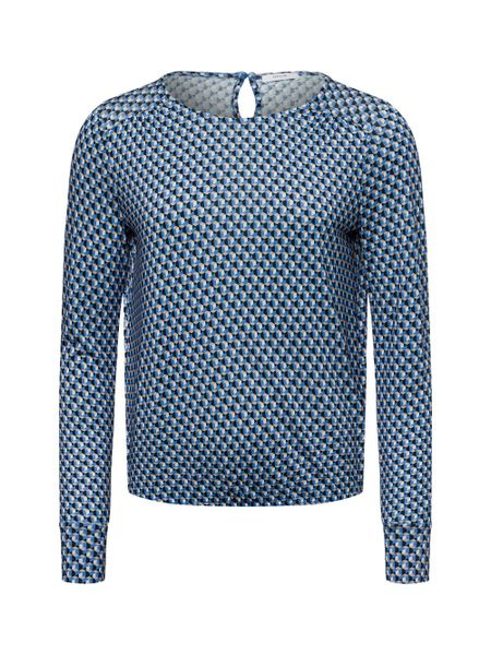 Opus koszulka z długim rękawem - Sutha Kobiety wiskoza niebieski, 44. Niebieskie t-shirty damskie Opus, bez wzorów, z wiskozy, bez kołnierzyka. Za 149.95 zł.
