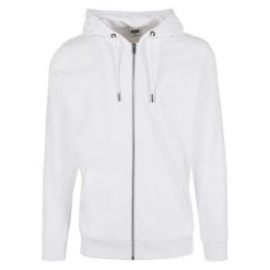 Bluza z kapturem Urban Classics basic terry zip. Czarne bluzy z kapturem męskie Urban Classics, l, z materiału. Za 198.75 zł.