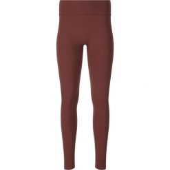 Damskie legginsy Athlecia Luxe. Brązowe legginsy damskie Athlecia, bez wzorów, z materiału. Za 243.50 zł.