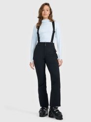 4F Spodnie narciarskie w kolorze czarnym rozmiar: M. Czarne spodnie dresowe damskie 4f, m, bez wzorów. Za 674.44 zł.