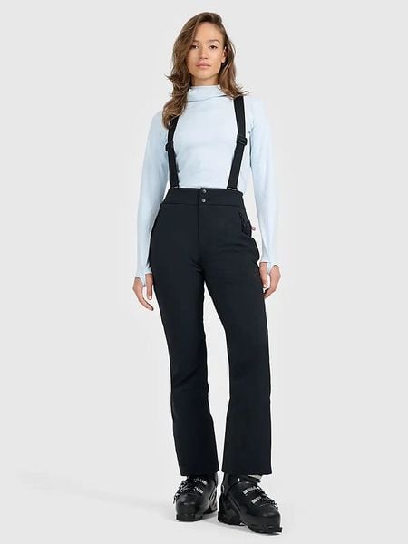 4F Spodnie narciarskie w kolorze czarnym rozmiar: M. Czarne spodnie dresowe damskie 4f, m, bez wzorów. Za 674.44 zł.