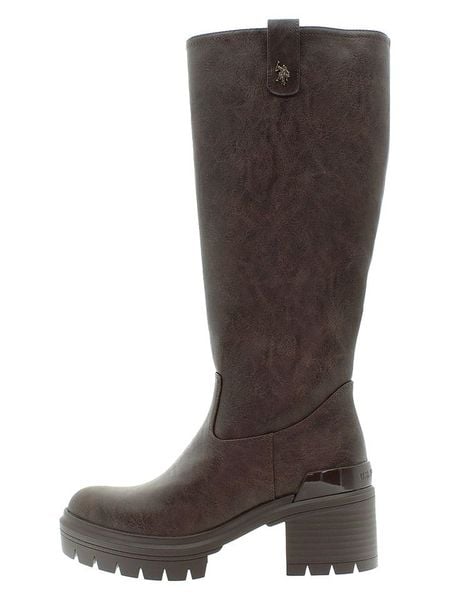 U.S. Polo Assn. Kozaki w kolorze brązowym rozmiar: 37. Brązowe kozaki damskie U.S. Polo Assn., bez obcasa. Za 260.99 zł.