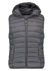 Geographical Norway Kamizelka pikowana "Vatikolor" w kolorze antracytowym rozmiar: XL. Czarne kamizelki damskie Geographical Norway, xl. Za 122.96 zł.