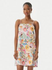 Seafolly Sukienka letnia Beach Bohème 55773-DR Kolorowy Regular Fit. Sukienki damskie Seafolly, na lato, xl, bez wzorów, z wiskozy, bez kołnierzyka, bez ramiączek. Za 509.99 zł.