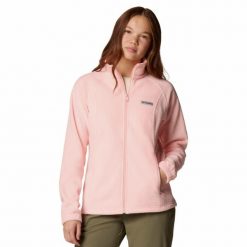 Bluza polarowa damska Columbia Benton Springs Full Zip rozpinana. Czerwone bluzy bez kaptura damskie Columbia, z polaru. W wyprzedaży za 179.00 zł.
