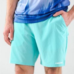 Krótkie spodenki męskie POWER. Niebieskie szorty męskie HEAD, bez wzorów, sportowe. Za 249.00 zł.