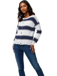 Heine Kardigan w kolorze białym rozmiar: 46. Białe kardigany damskie Heine, bez wzorów, z bawełny. Za 91.34 zł.