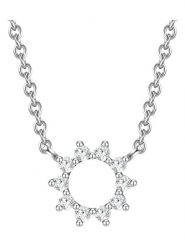 Glanzstücke München Srebrny naszyjnik z elementem ozdobnym - dł. 40 cm rozmiar: onesize. Szare naszyjniki damskie Glanzstücke München, srebrne. Za 86.99 zł.