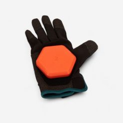 Rękawiczki do slide'owania na longboardzie freeride 500. Czarne rękawiczki damskie Decathlon, bez wzorów, z materiału. Za 139.99 zł.
