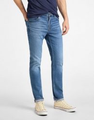 MĘSKIE SPODNIE JEANSOWE LEE RIDER WESTLAKE L701JX68 112117515. Spodnie materiałowe męskie Lee, bez wzorów, z jeansu. Za 229.99 zł.