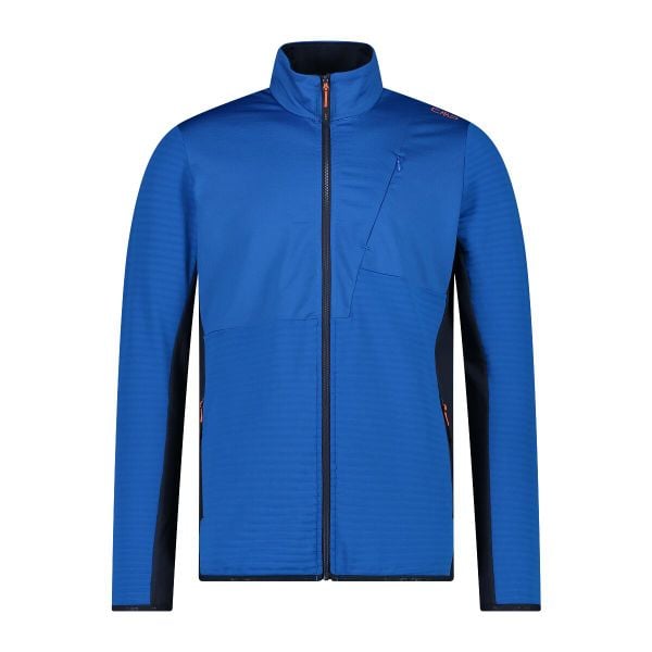 Bluza męska turystyczna CMP 34G1627. Niebieskie bluzy bez kaptura męskie CMP, l, z polaru. Za 344.00 zł.