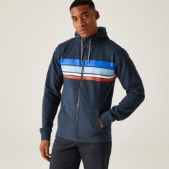 Shorebay II męska bluza z kapturem. Brązowe bluzy z kapturem męskie Regatta, m, z bawełny. W wyprzedaży za 99.99 zł.