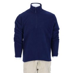 Męski vintageowy sweter polarowy. Niebieskie swetry męskie Patagonia, l, bez wzorów, z polaru, bez kołnierzyka. Za 170.36 zł.