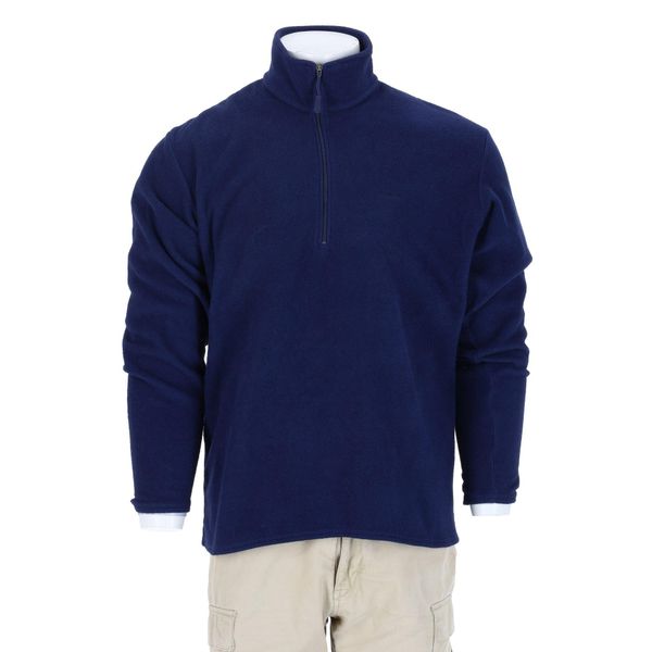 Męski vintageowy sweter polarowy. Niebieskie swetry męskie Patagonia, l, bez wzorów, z polaru, bez kołnierzyka. Za 170.36 zł.