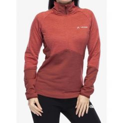 Bluza polarowa damska Vaude Larice HZ Fleece Jacket. Czerwone bluzy bez kaptura damskie Vaude, s, z polaru. Za 387.99 zł.
