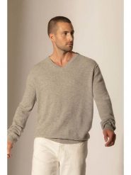 Perfect Cashmere Kaszmirowy sweter "Lorenzo" w kolorze beżowym rozmiar: XXL. Brązowe swetry męskie Perfect Cashmere, xxl, bez wzorów, z kaszmiru, bez kołnierzyka. Za 413.99 zł.