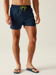 Regatta Szorty kąpielowe "Mawson" w kolorze granatowym rozmiar: L. Niebieskie szorty sportowe męskie Regatta, l, z materiału, outdoorowe. Za 65.69 zł.
