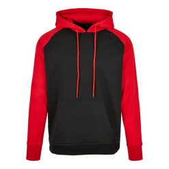 Męska Kontrastowa Bluza Z Kapturem. Brązowe bluzy z kapturem męskie BUILD YOUR BRAND, m. Za 153.99 zł.