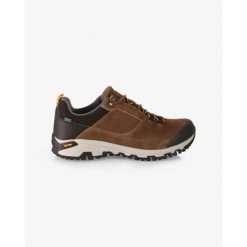 Niskie buty outdoorowe unisex Kilpi ANAK LOW WP-U. Brązowe buty trekkingowe męskie Kilpi, z nylonu, bez zapięcia, trekkingowe. Za 463.37 zł.