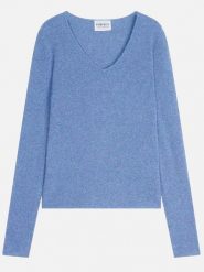 Perfect Cashmere Kaszmirowy sweter "Shannon" w kolorze błękitnym rozmiar: L. Niebieskie swetry klasyczne damskie Perfect Cashmere, l, z kaszmiru, bez kołnierzyka. Za 333.81 zł.