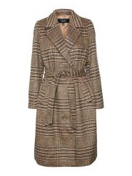 Vero Moda Płaszcz "Luck" w kolorze jasnobrązowym rozmiar: XS. Brązowe płaszcze damskie Vero Moda, xs, bez wzorów. Za 83.42 zł.