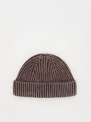 Czapka beanie - brązowy. Brązowe czapki męskie Reserved, bez wzorów. Za 59.99 zł.