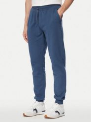 Tommy Hilfiger Spodnie dresowe Essential MW0MW37236 Niebieski Regular Fit. Niebieskie spodnie dresowe męskie Tommy Hilfiger, bez wzorów, z bawełny. Za 449.99 zł.
