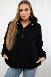 Bluza z kapturem czarna. Czarne bluzy z kapturem damskie KESI, l, z bawełny. Za 218.51 zł.