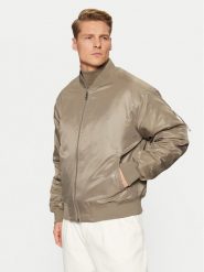 Calvin Klein Jeans Kurtka bomber 00040EM524 Brązowy Regular Fit. Brązowe kurtki męskie Calvin Klein Jeans, l, bez wzorów, z jeansu, bez kaptura. Za 399.99 zł.