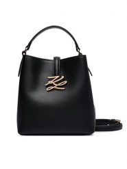 KARL LAGERFELD Torebka B4W30045 Czarny. Czarne torebki klasyczne damskie Karl Lagerfeld, bez wzorów, ze skóry, bez dodatków. Za 1,099.00 zł.