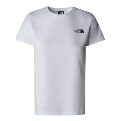 Koszulka The North Face S/S Redbox Slim. Białe t-shirty damskie The North Face, s, bez wzorów, bez kołnierzyka. Za 104.99 zł.
