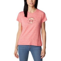 Koszulka damska Columbia Sloan Ridge Graphic z krótkim rękawem. Czerwone t-shirty damskie Columbia, s, bez wzorów, z elastanu, bez kołnierzyka. Za 169.00 zł.