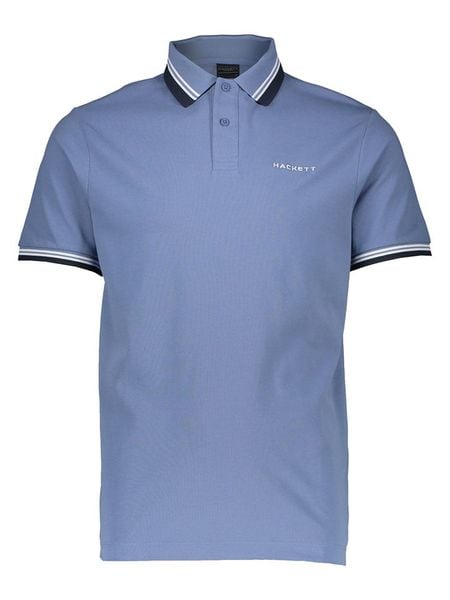 Hackett London Koszulka polo w kolorze niebieskim rozmiar: XXL. Niebieskie koszulki polo męskie Hackett London, xxl, bez wzorów, bez ramiączek. Za 174.84 zł.
