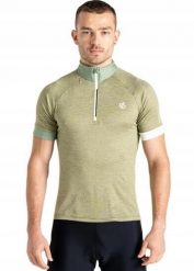 Koszulka rowerowa dla mężczyzn Dare2B DMT762. Zielone t-shirty sportowe męskie Dare 2b, l, z elastanu, bez ramiączek, na fitness i siłownię. Za 89.99 zł.