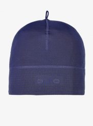 Czapka termoaktywna Odlo Polyknit Warm Reflective Hat - skipper blue. Niebieskie czapki męskie Odlo, na zimę, bez wzorów, z elastanu, sportowe. Za 101.19 zł.