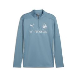 Męska bluza treningowa Olympique Marsylia z zamkiem 1/4 PUMA. Brązowe bluzy bez kaptura męskie Puma, m. W wyprzedaży za 291.00 zł.