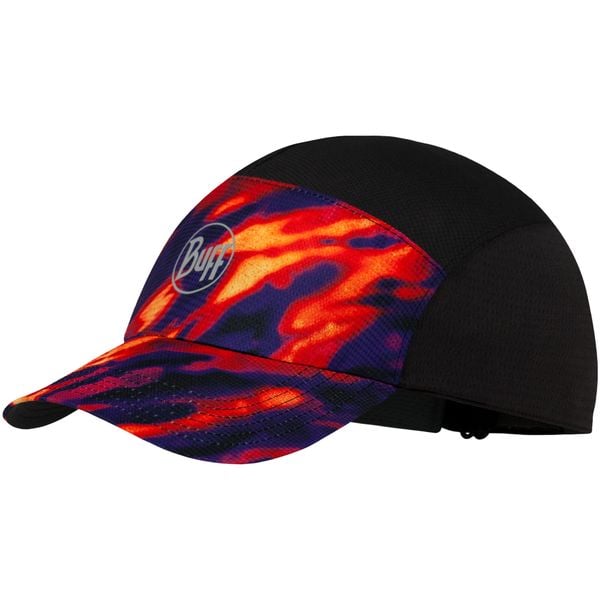 Czapka z daszkiem BUFF SPEED CAP ETHNOS FLAME. Czarne czapki męskie Buff, bez wzorów, sportowe. W wyprzedaży za 109.90 zł.