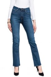 DAMSKIE SPODNIE JEANSOWE LEE BREESE BOOT DARK BRISTOL L31TNCXU 112107294. Spodnie materiałowe damskie Lee, bez wzorów, z jeansu. Za 209.99 zł.