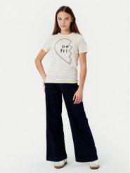 NAME IT Jeansy 13235217 Granatowy Wide Leg. Niebieskie spodnie dziewczęce Name it, z bawełny. Za 109.99 zł.