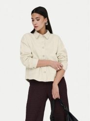 ONLY Kurtka jeansowa Lara 15372651 Beżowy Regular Fit. Brązowe kurtki damskie Only, xs, bez wzorów, z bawełny, bez kaptura. Za 189.99 zł.