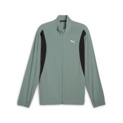 Męska kurtka do biegania VELOCITY PUMA Green Moon. Zielone kurtki treningowe męskie Puma, m, bez wzorów, do biegania. W wyprzedaży za 169.00 zł.