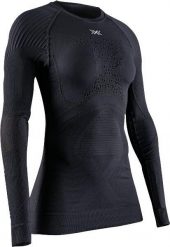 Koszulka damska X-Bionic ENERGY ACCUMULATOR 4.0 LG SL B002. Czarne bielizna termoaktywna damska X BIONIC, l, bez wzorów. Za 719.99 zł.