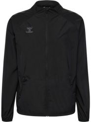 Kurtka wodoodporna Hummel Hmlpro Lightweight. Czarne kurtki treningowe męskie HUMMEL, l, bez wzorów, z materiału, do biegania. Za 234.85 zł.