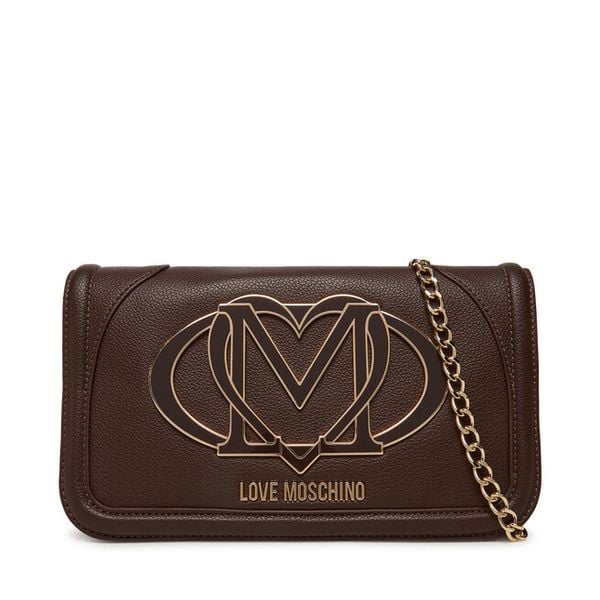 Torebka LOVE MOSCHINO. Brązowe torebki klasyczne damskie Love Moschino, bez wzorów, bez dodatków. Za 529.99 zł.